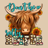 Don't Be A Salty Heifer Long Haired Cow Heavyweight Sweatshirt | Teevron