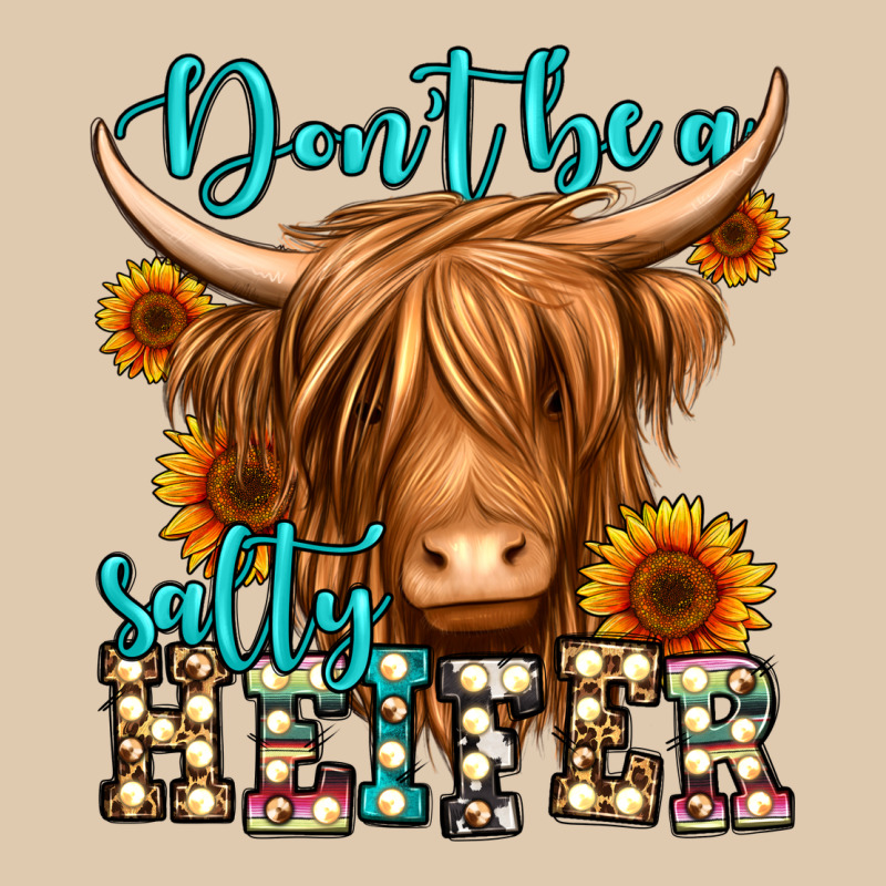 Don't Be A Salty Heifer Long Haired Cow Heavyweight Sweatshirt by Jasminsmagicworld | Teevron