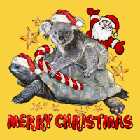 Merry Christmas Tortoise And Koala Premium Sweatshirt | Teevron
