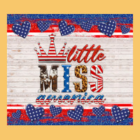 4th Of July Little Miss America Vintage Hoodie | Teevron