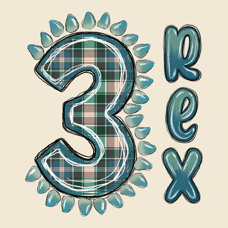 3 Rex Green Dinosaur Ladies Tee by MaliasSmallBusiness | Teevron