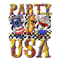 Party In The Usa With Leopard Premium Tee | Teevron