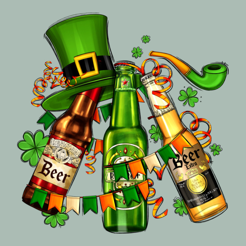 St Patrick's Beers Flags And Hat Classic Tee by AdoDesignShop | Teevron