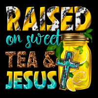 Raised On Sweet Tea And Jesus Heavy Core Tee | Teevron