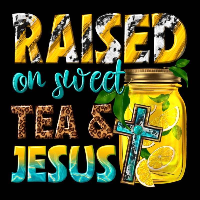 Raised On Sweet Tea And Jesus Heavy Core Tee by texasbilliewilder | Teevron