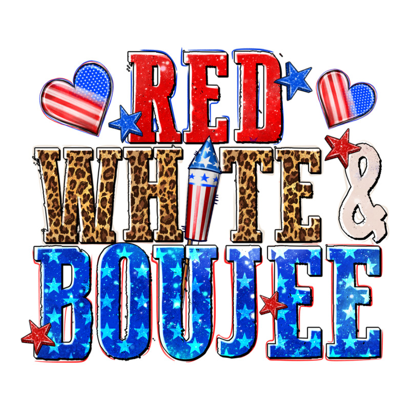 Red White And Boujee Billie Wilder Premium Tee by texasbilliewilder | Teevron