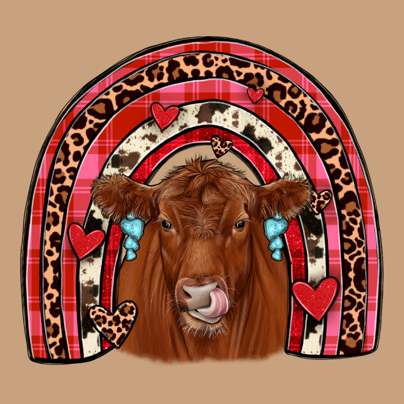 Valentines Red Angus Rainbow Vintage Tee by JahusDesignShop | Teevron
