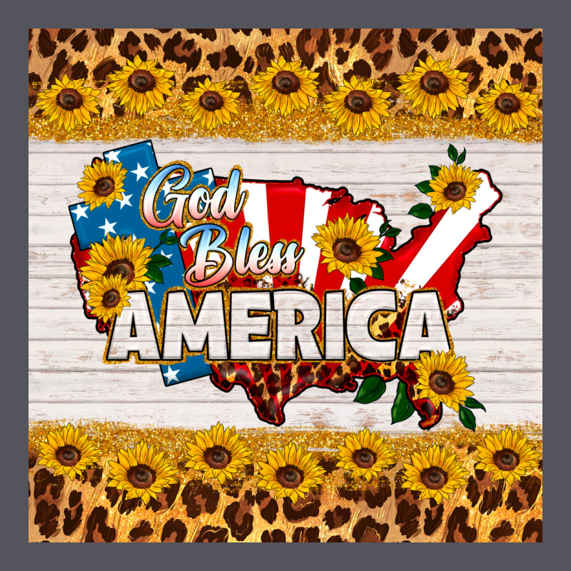 God Bless America Square Coaster Vintage Hoodie by HRA Design Shop | Teevron