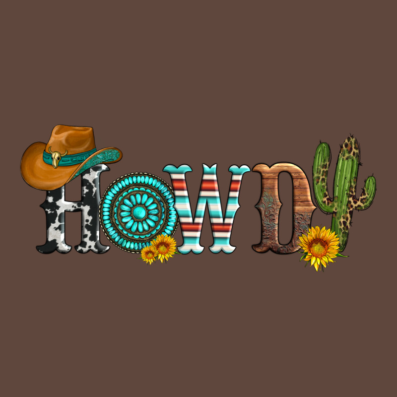 Howdy With Cowboy Hat And Cactus Classic Tee by Artiststas | Teevron