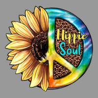 Hippie Soul With Sunflower And Leopard Background Vintage Hoodie | Teevron
