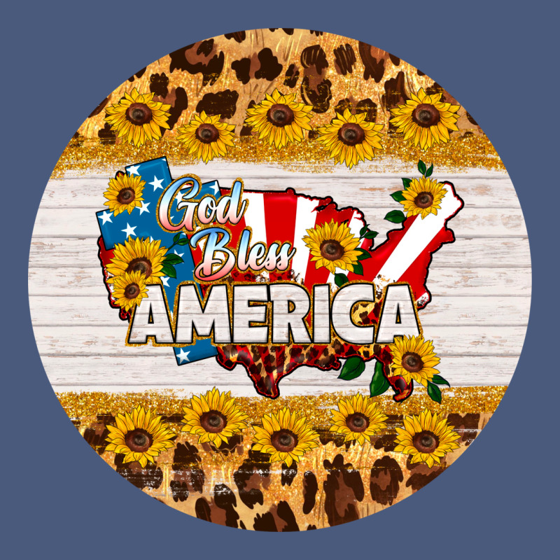 God Bless America Round Coaster Vintage Hoodie by HRA Design Shop | Teevron