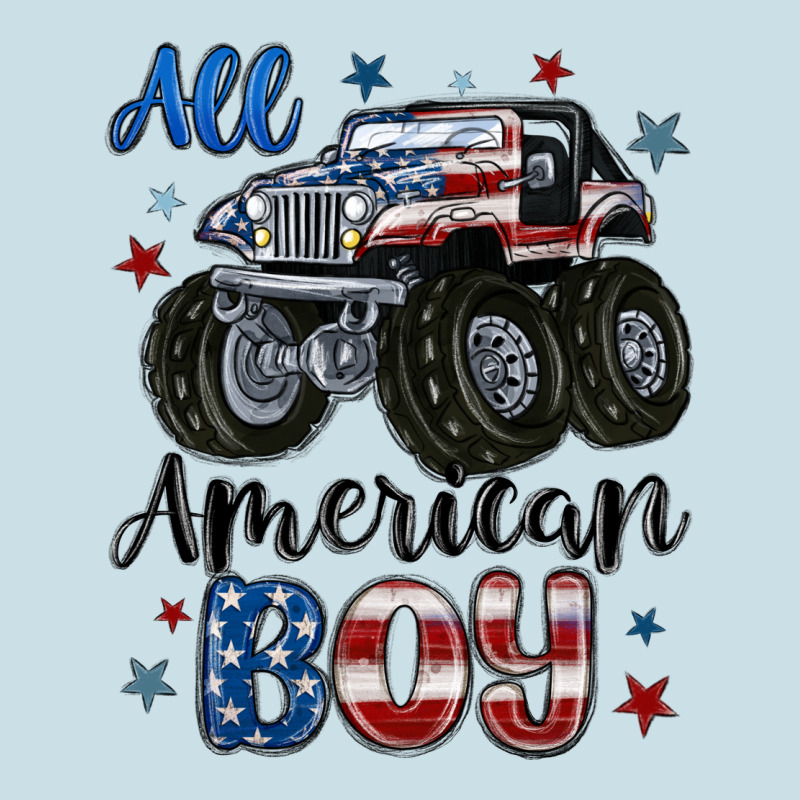 All American Boy Ladies Tee by MaliasSmallBusiness | Teevron