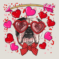 Valentine's Day  English Bulldog Heavy Core Tee | Teevron