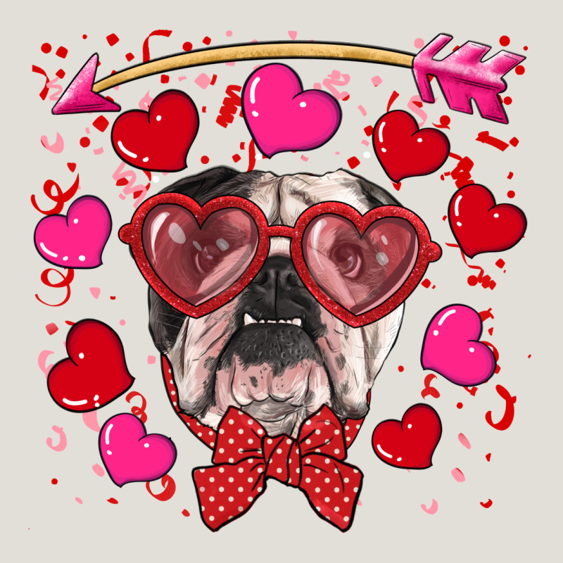 Valentine's Day  English Bulldog Heavy Core Tee by RanaPortraitStore | Teevron