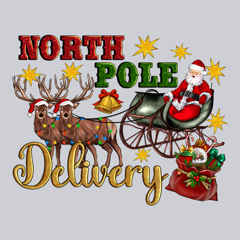 North Pole Delivery Santa Sleigh Heavyweight Sweatshirt by Artiststas | Teevron