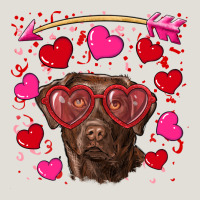 Valentine's Day  Labrador Retriever Heavy Core Tee | Teevron
