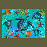 Turtle Seashells Starfish Vintage Tee | Teevron