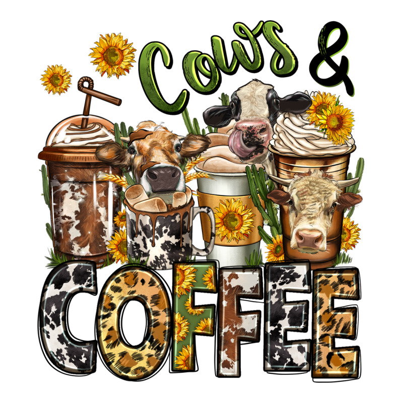 Cows And Coffee Cups Urban Heavy Tee by Jasminsmagicworld | Teevron