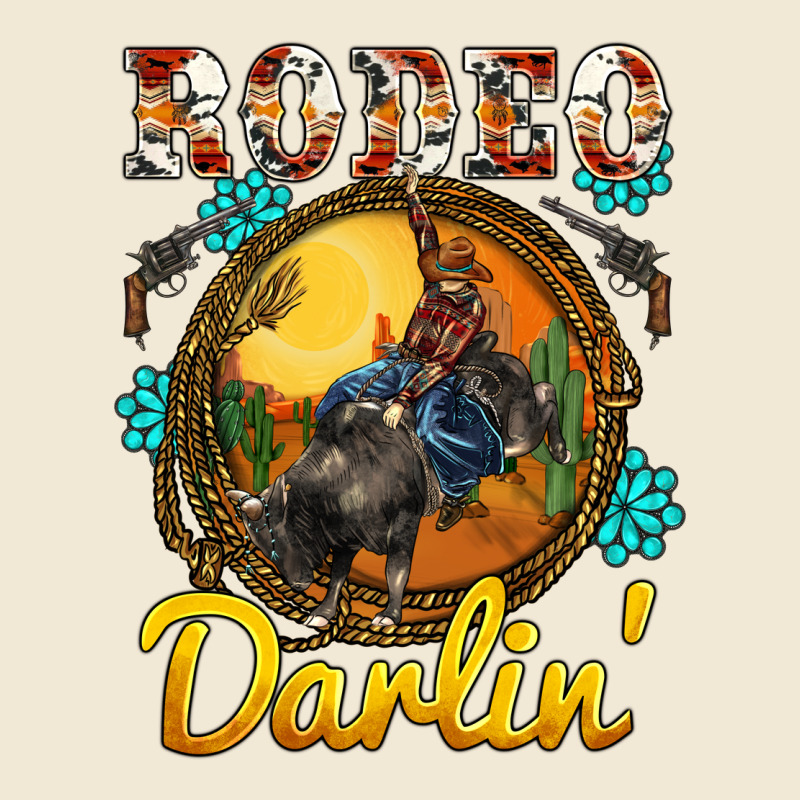 Western Rodeo Darlin' Sunset Sunflowers Weapon Premium Tee by BarkalooDesign | Teevron