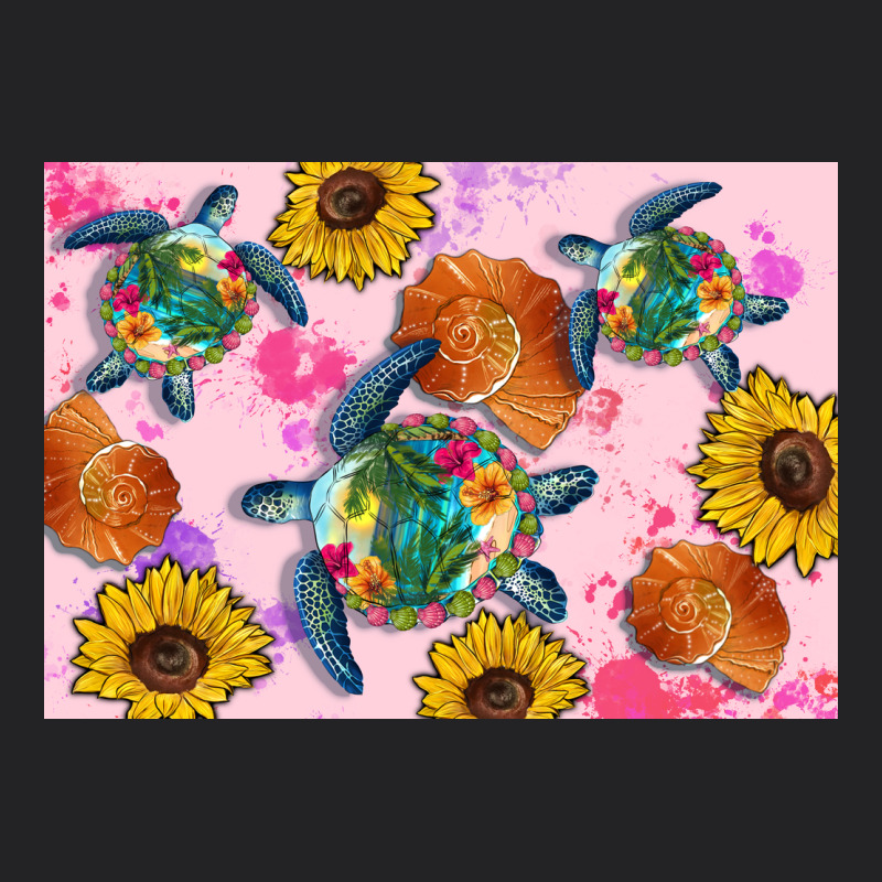 Sunflowers Turtle Vintage Tee by Artiststas | Teevron