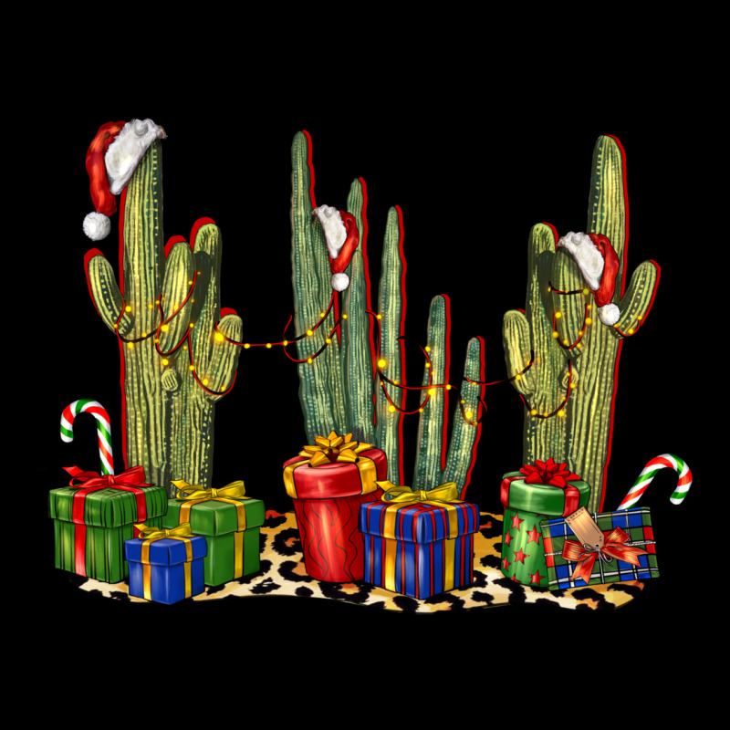 Christmas Cactus Premium Sweatshirt by LillyAllenDesigns | Teevron