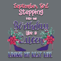 Womens September Girl Stepping Into My Birthday Premium Hoodie | Teevron