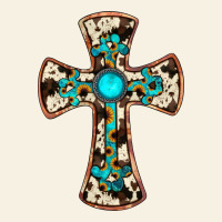 Cowhide Gemstone  Cross Vintage Tee | Teevron