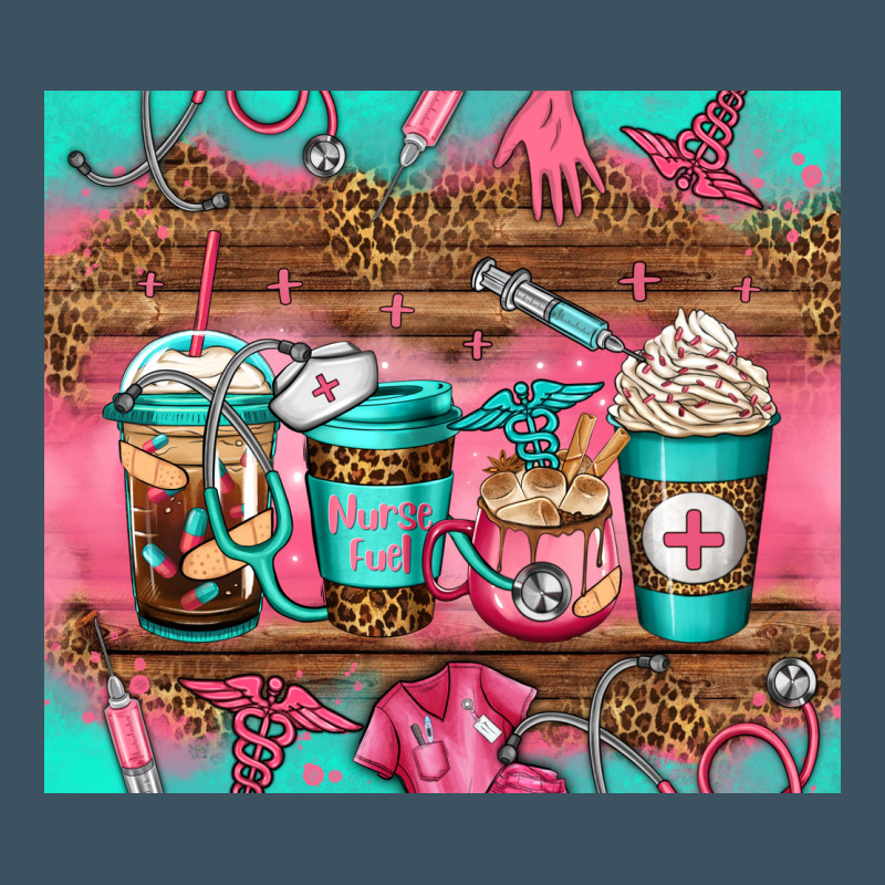 Nurse Fuel Coffee Cups Urban Heavy Tee by Jasminsmagicworld | Teevron