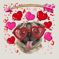 Valentine's Day  Pug Heavy Core Tee | Teevron