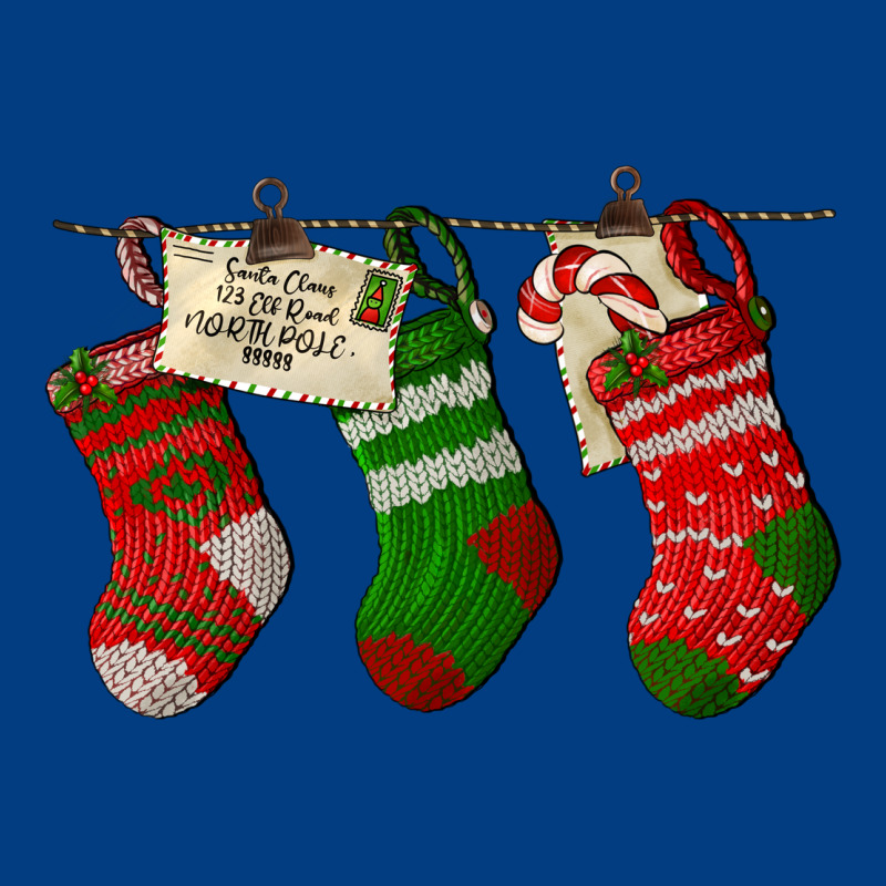 Christmas Socks With Santa Letter Premium Sweatshirt by LillyAllenDesigns | Teevron