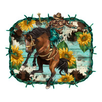 western rodeo horse cowhide sunflowers | Teevron