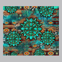 Gemstone Turquoises Aztec Leopard Cowhide Classic Tee | Teevron