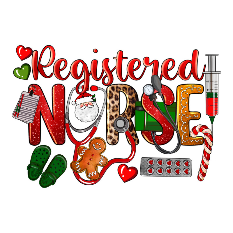 Registered Nurse Christmas Premium Sweatshirt by LillyAllenDesigns | Teevron