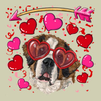 Valentine's Day  Saint Bernard Dog Heavy Core Tee | Teevron