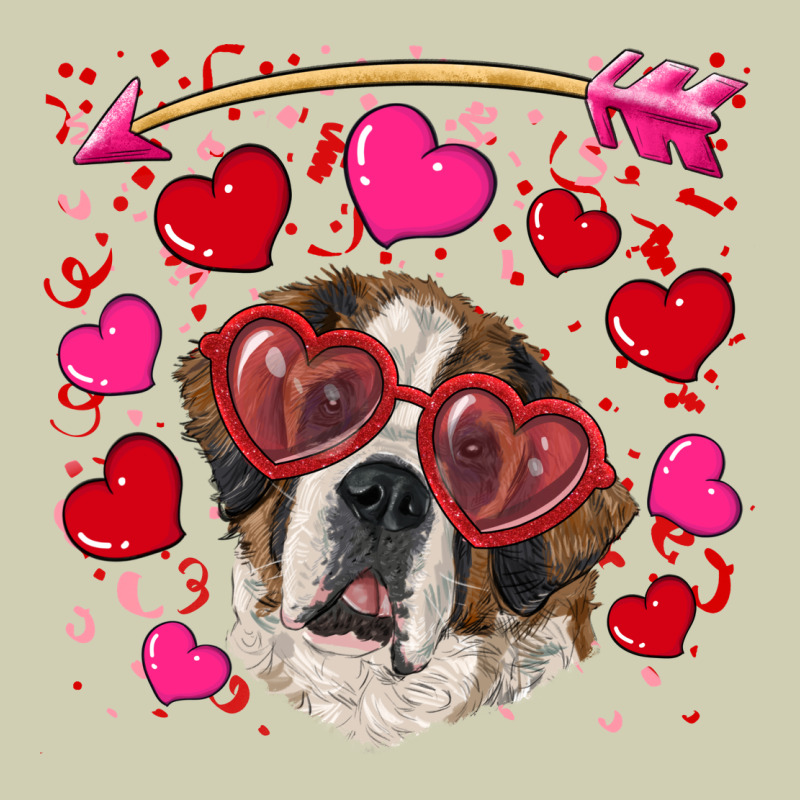 Valentine's Day  Saint Bernard Dog Heavy Core Tee by RanaPortraitStore | Teevron
