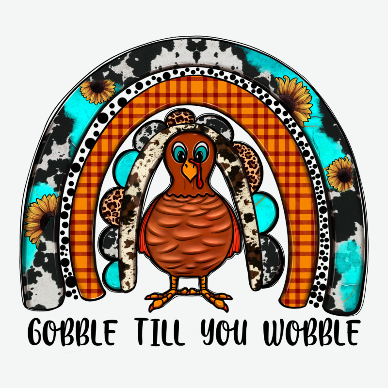 Gobble Till You Wobble Rainbow Urban Heavy Tee by JahusDesignShop | Teevron