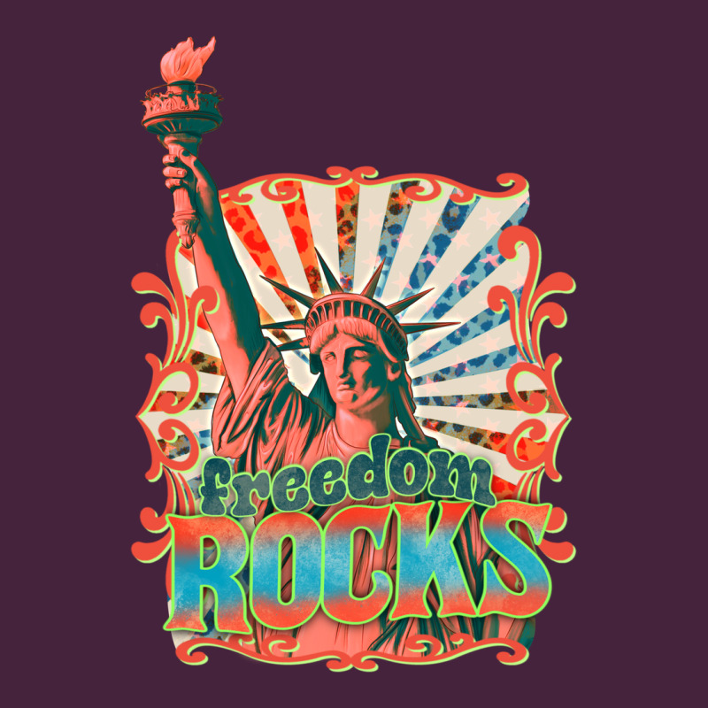 Retro Freedom Rocks Billie Wilder Premium Tee by texasbilliewilder | Teevron