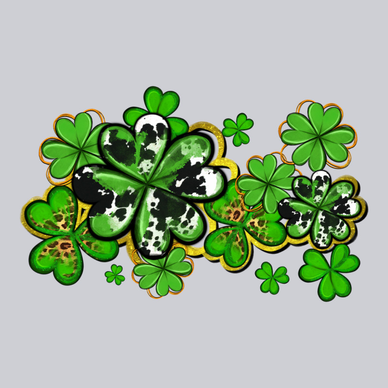 Cowhide And Leopard Shamrocks Heavyweight Sweatshirt by AdoDesignShop | Teevron