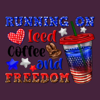 Running On Iced Coffe And Freedom Premium Tee | Teevron