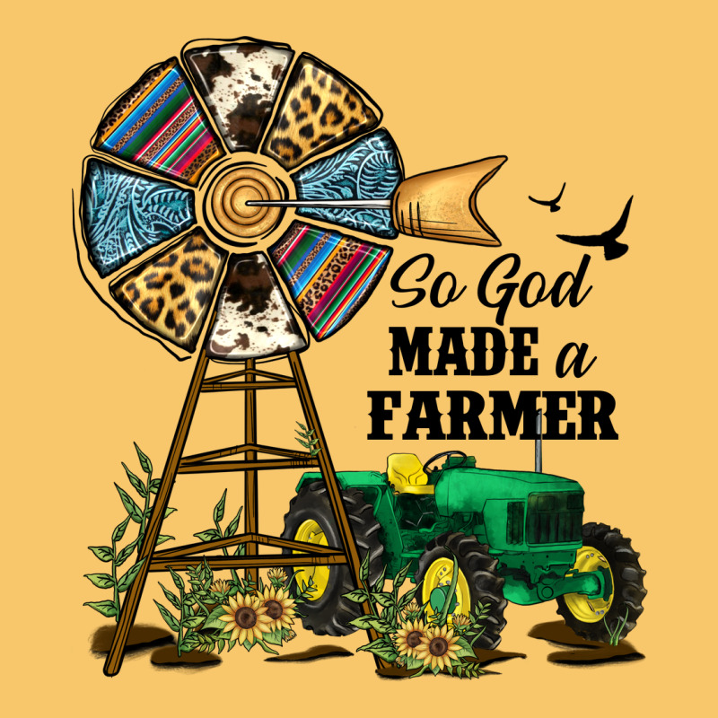 So God Made A Farmer Vintage Hoodie by JahusDesignShop | Teevron