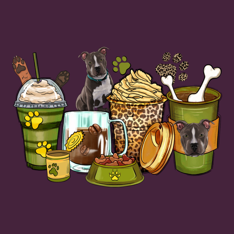 Pitbull Coffee Cups Premium Tee by Zillion Design Studio | Teevron