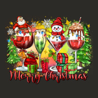 Merry Christmas Wine Glasses Heavy Core Tee | Teevron