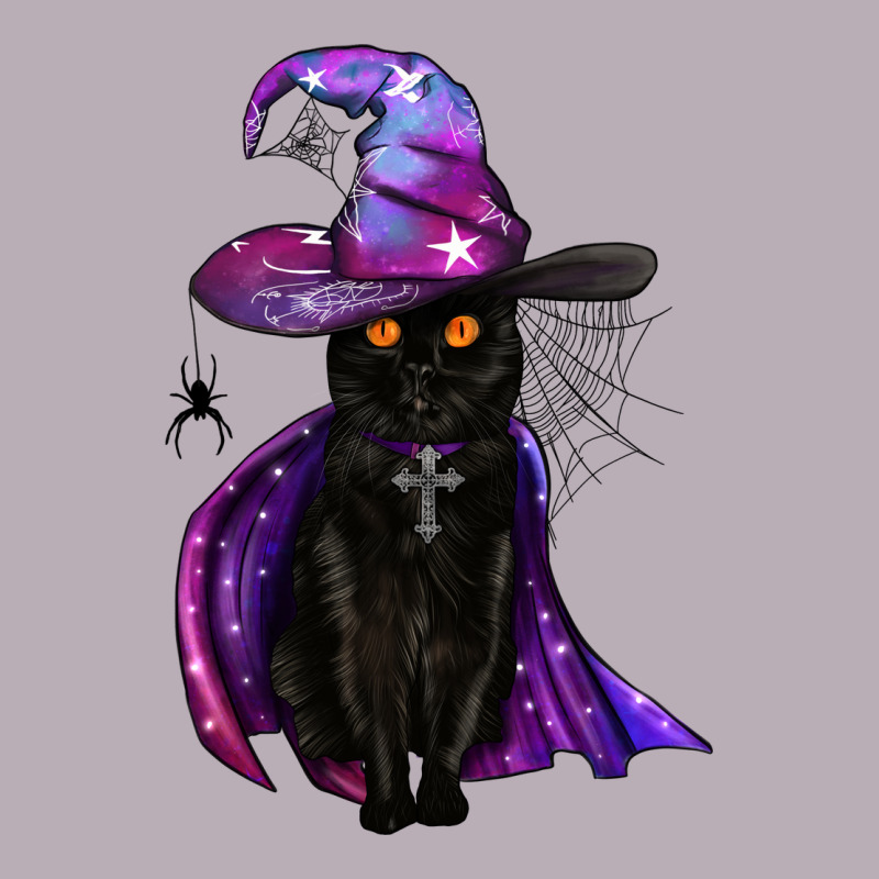 Black Witch Cat Vintage Tee by BundleAndBundleShop | Teevron