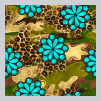 Camouflage Leopard Gemstone Seamless Pattern Heavyweight Sweatshirt | Teevron