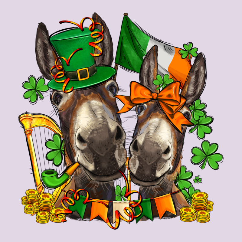 St Patricks Donkeys With  Shamrocks Classic Tee by AdoDesignShop | Teevron