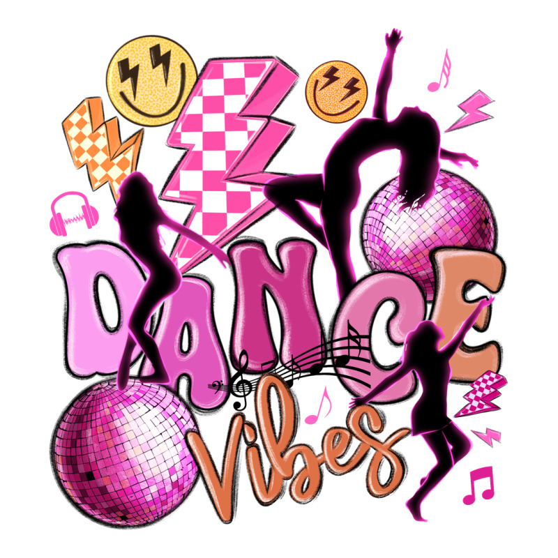 Dance Vibes Ladies Tee by MaliasSmallBusiness | Teevron
