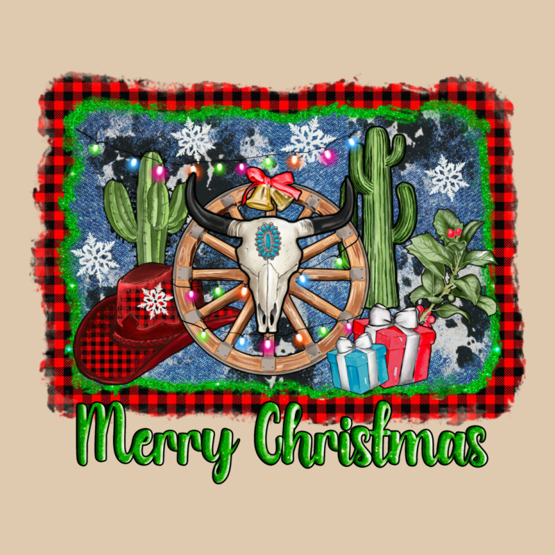 Merry Christmas Western Bull Skull Classic Tee by AdoDesignShop | Teevron