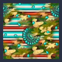 Camouflage Serape Gemstone Seamless Pattern Heavyweight Sweatshirt | Teevron