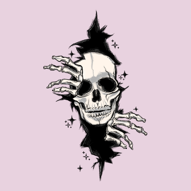 Skull In The Wall File Ladies Tee by MaliasSmallBusiness | Teevron