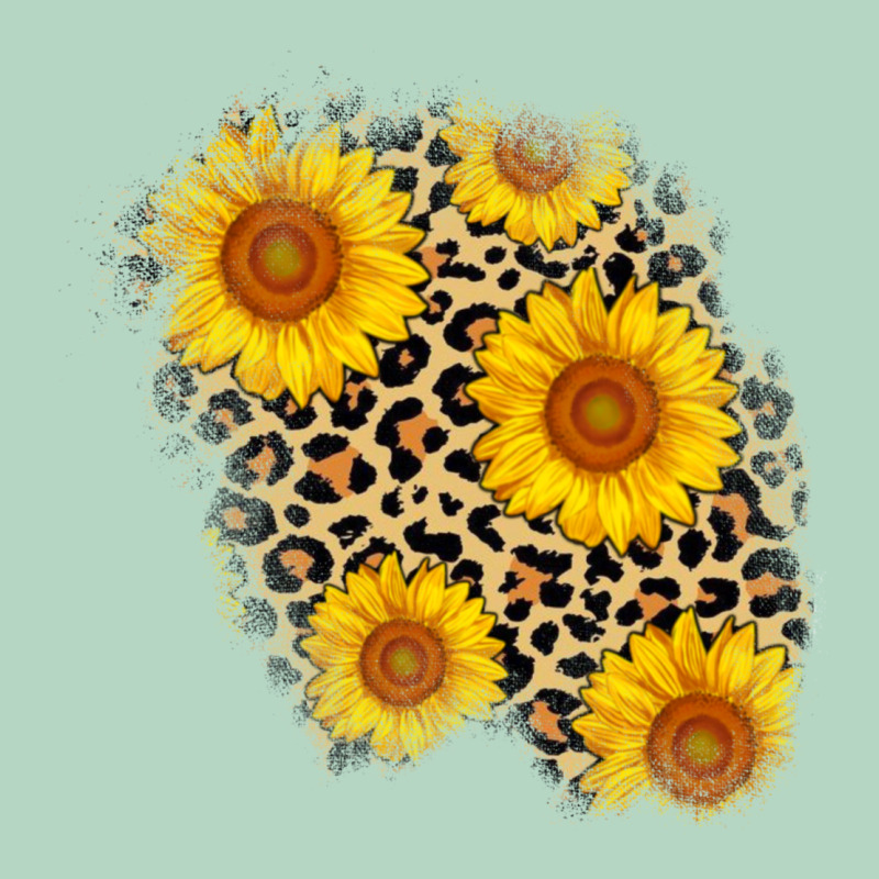 Leopard Sunflower Patch Classic Tee by AdoDesignShop | Teevron